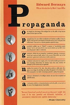 A cover photo of the book titled Propaganda
