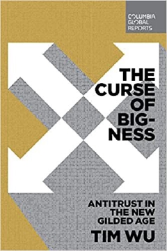 A cover photo of the book titled The Curse of Bigness