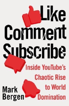 A cover photo of the book titled Like, Comment, Subscribe