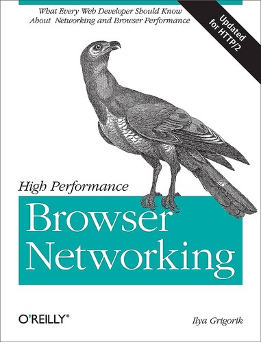 A cover image of the book titled High Performance Browser Networking