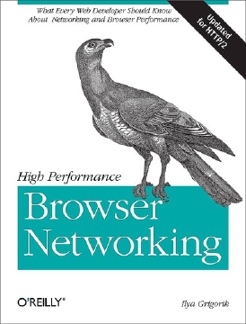 A cover photo of the book titled High Performance Browser Networking