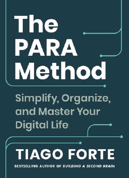 A cover photo of the book titled The PARA Method