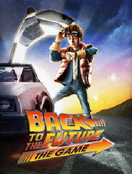 Box art for the game titled Back to the Future: The Game