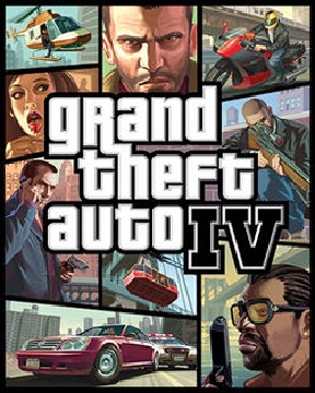 Box art for the game titled Grand Theft Auto IV