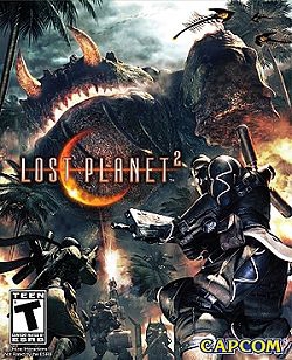 Box art for the game titled Lost Planet 2
