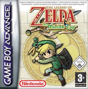 Box art for the game titled The Legend of Zelda: The Minish Cap