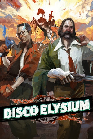 Box art for the game titled Disco Elysium