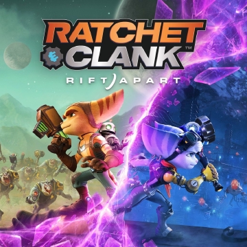 Box art for the game titled Ratchet & Clank: Rift Apart