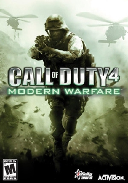 Box art for the game titled Call of Duty 4: Modern Warfare