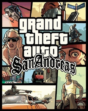 Box art for the game titled Grand Theft Auto: San Andreas