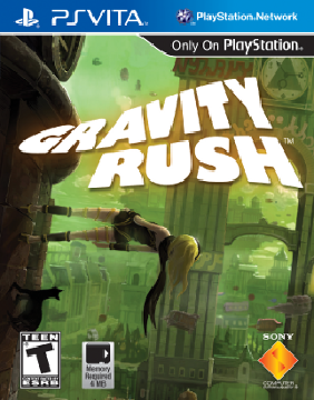 Box art for the game titled Gravity Rush