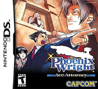Box art for the game titled Phoenix Wright: Ace Attorney