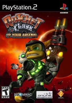 Box art for the game titled Ratchet & Clank: Up Your Arsenal