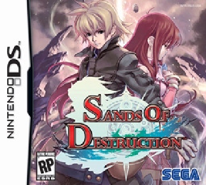 Box art for the game titled Sands of Destruction