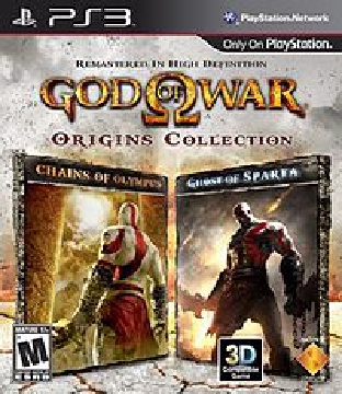 Box art for the game titled God of War: Origins Collection