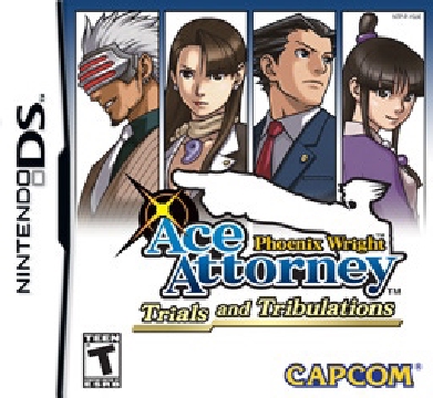 Box art for the game titled Phoenix Wright: Ace Attorney - Trials and Tribulations