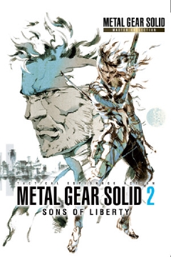 Box art for the game titled Metal Gear Solid 2: Sons of Liberty